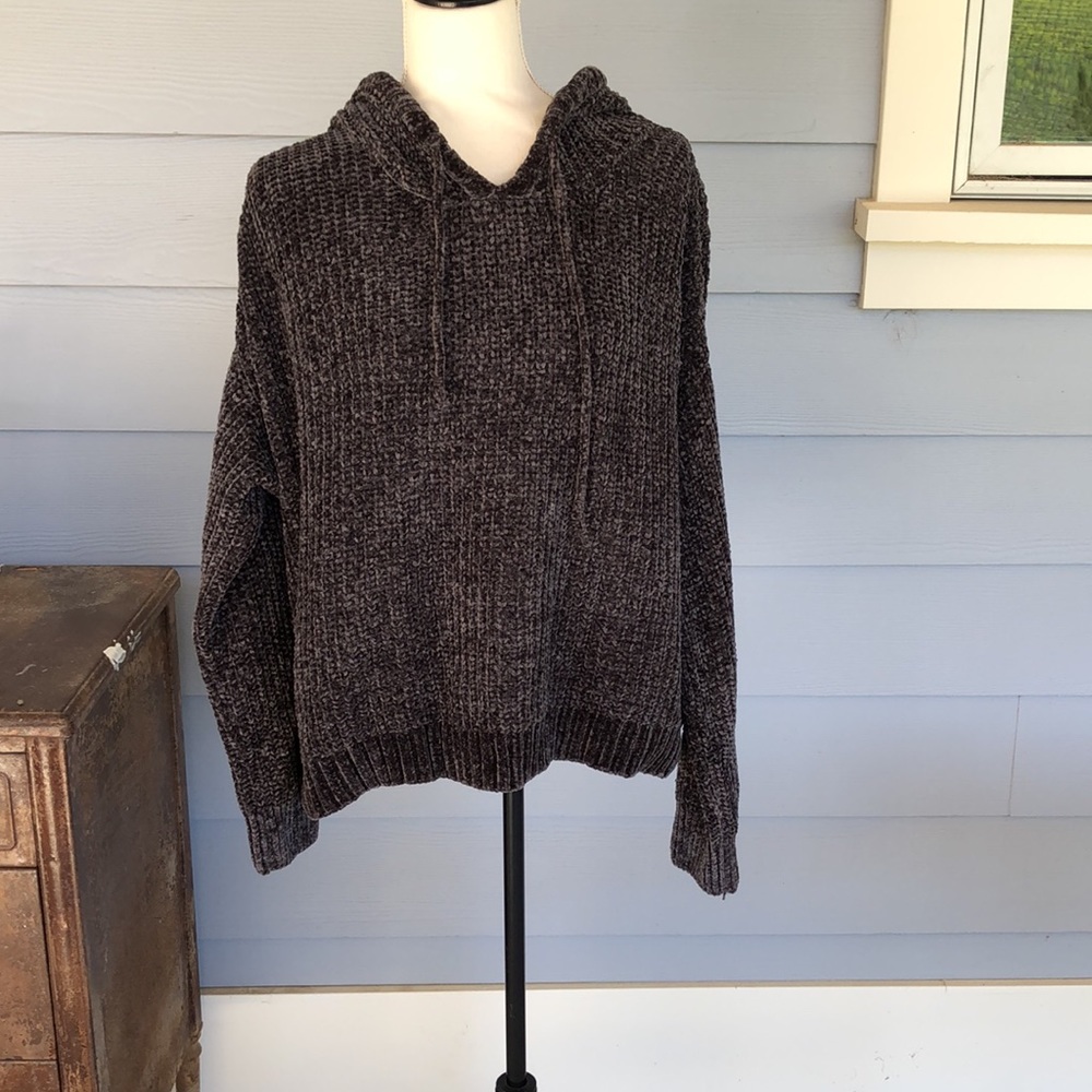 NWOT Oversized Satin Knit Sweater